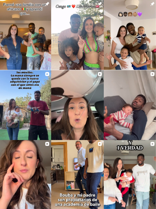 Influencer lifestyle, mami, tiktoker @mifamiliamixta colaborando con marcas de "familia, maternidad, estilo de vida" – Agencia Brilla.