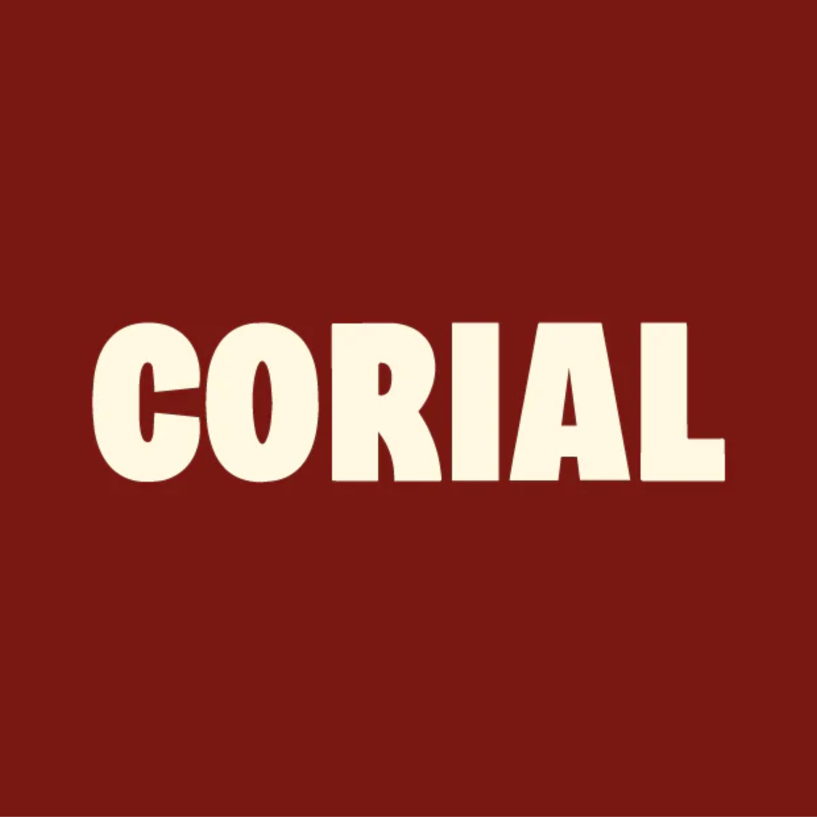 Logo de Corial, marca de snacks de proteína.