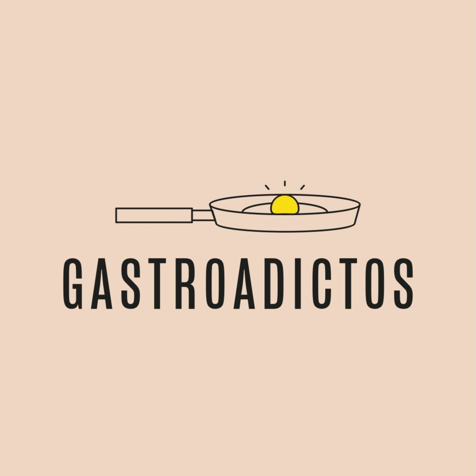 Logo de Gastroadictos, comunidad para los fanáticos de la gastronomía.