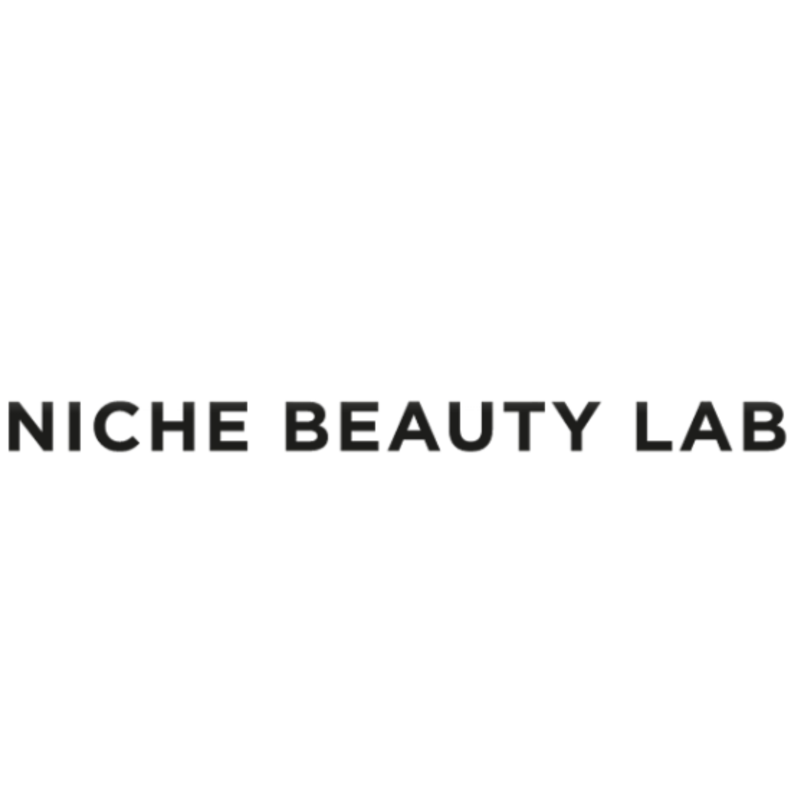Logo de Niche Beauty Lab, marca de cosméticos innovadores para el cuidado avanzado de la piel.