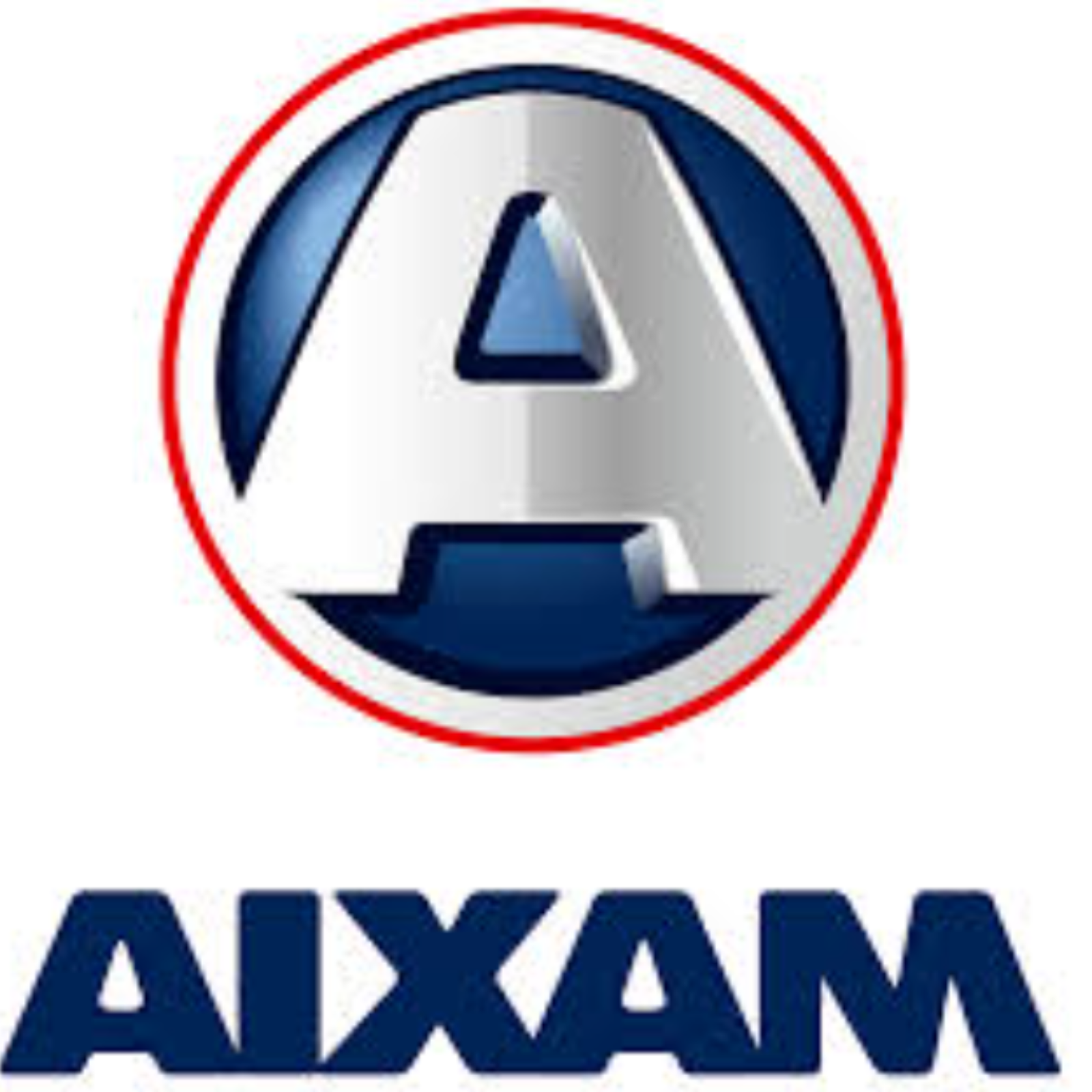 Logo de AIXAM con una "A" estilizada en tonos azules y rojos