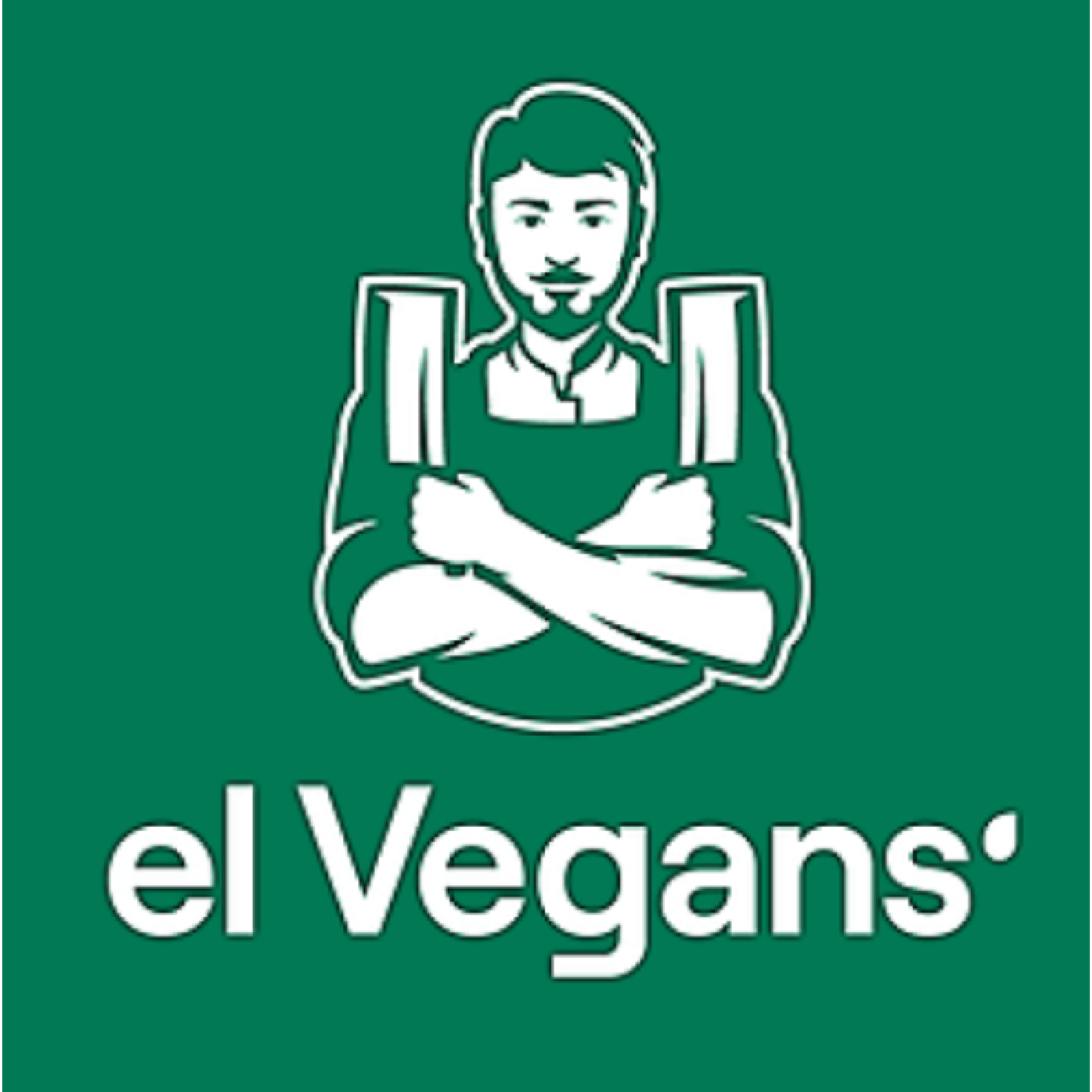 Logo de El Vegans' - Marca de productos 100% veganos con sabor natural