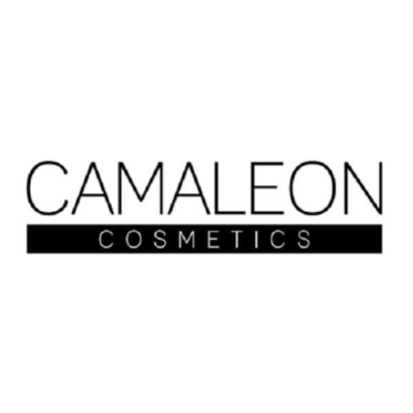 Logo de Camaleon Cosmetics, marca de cosméticos de alta calidad.