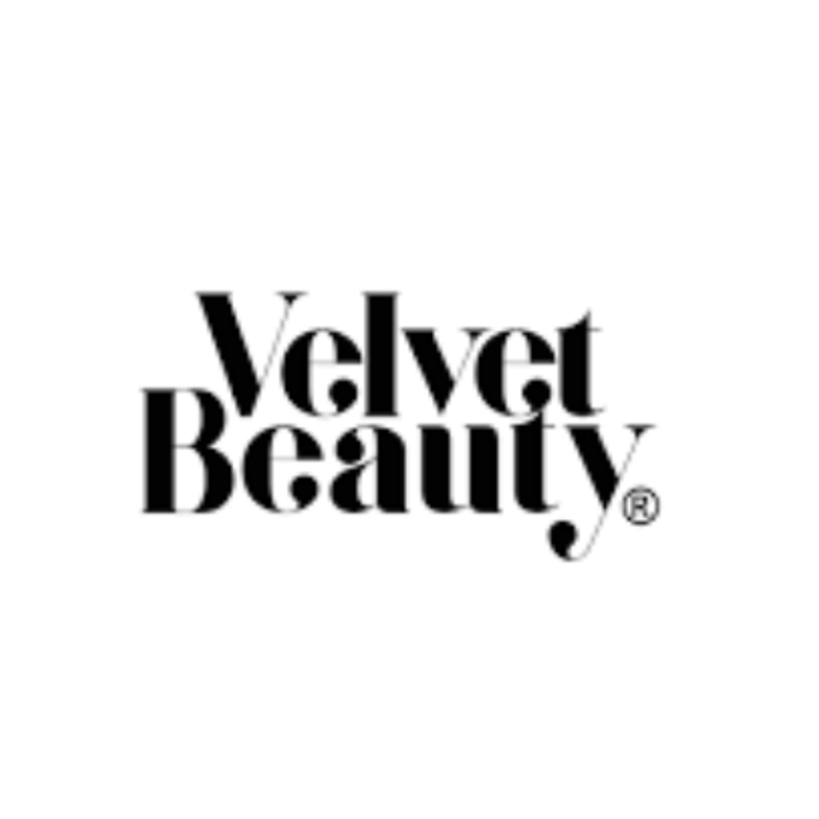 Logo de Velvet Beauty, marca de productos de belleza y cuidado personal.