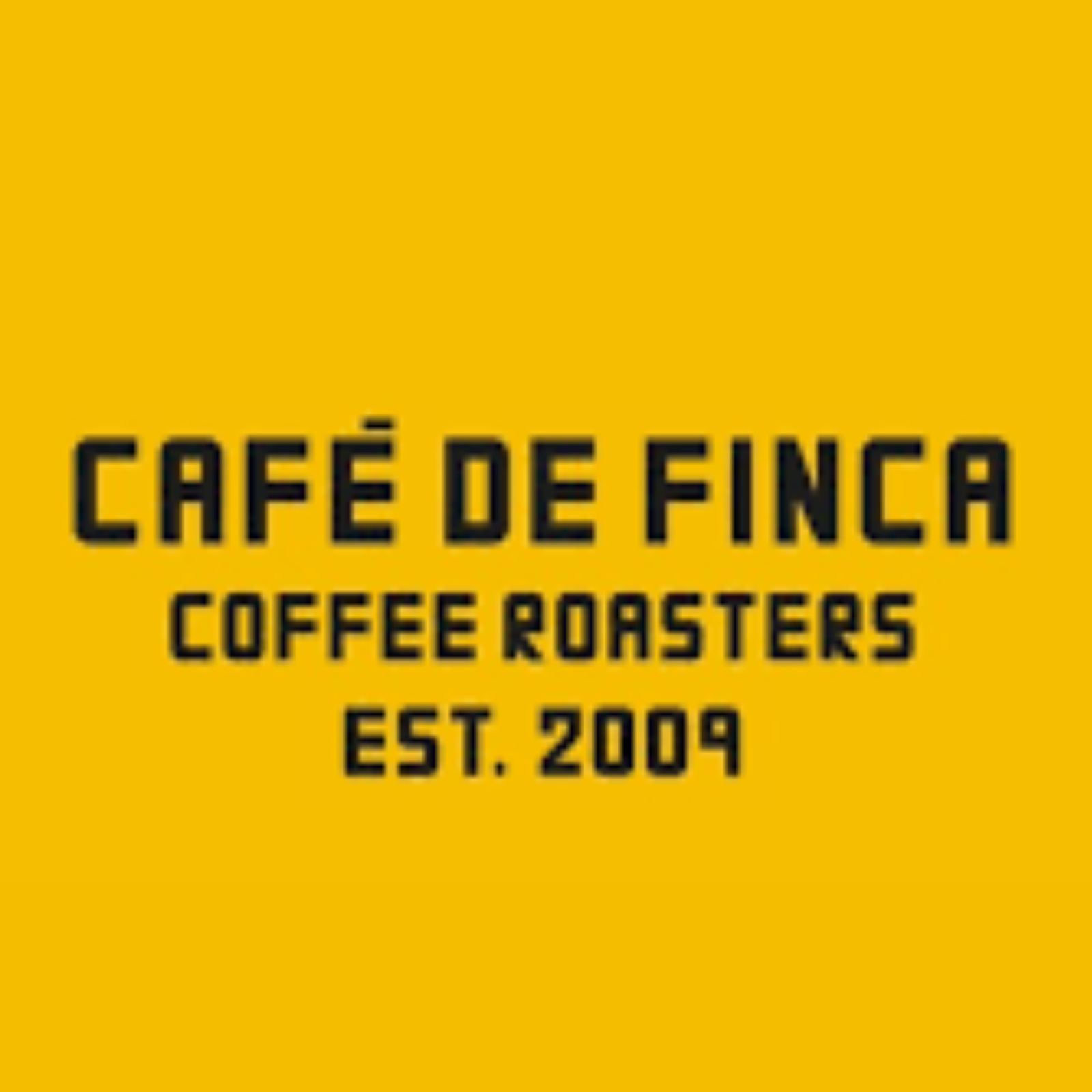 Logo de Café de Finca, tostadores de café, marca de café premium.