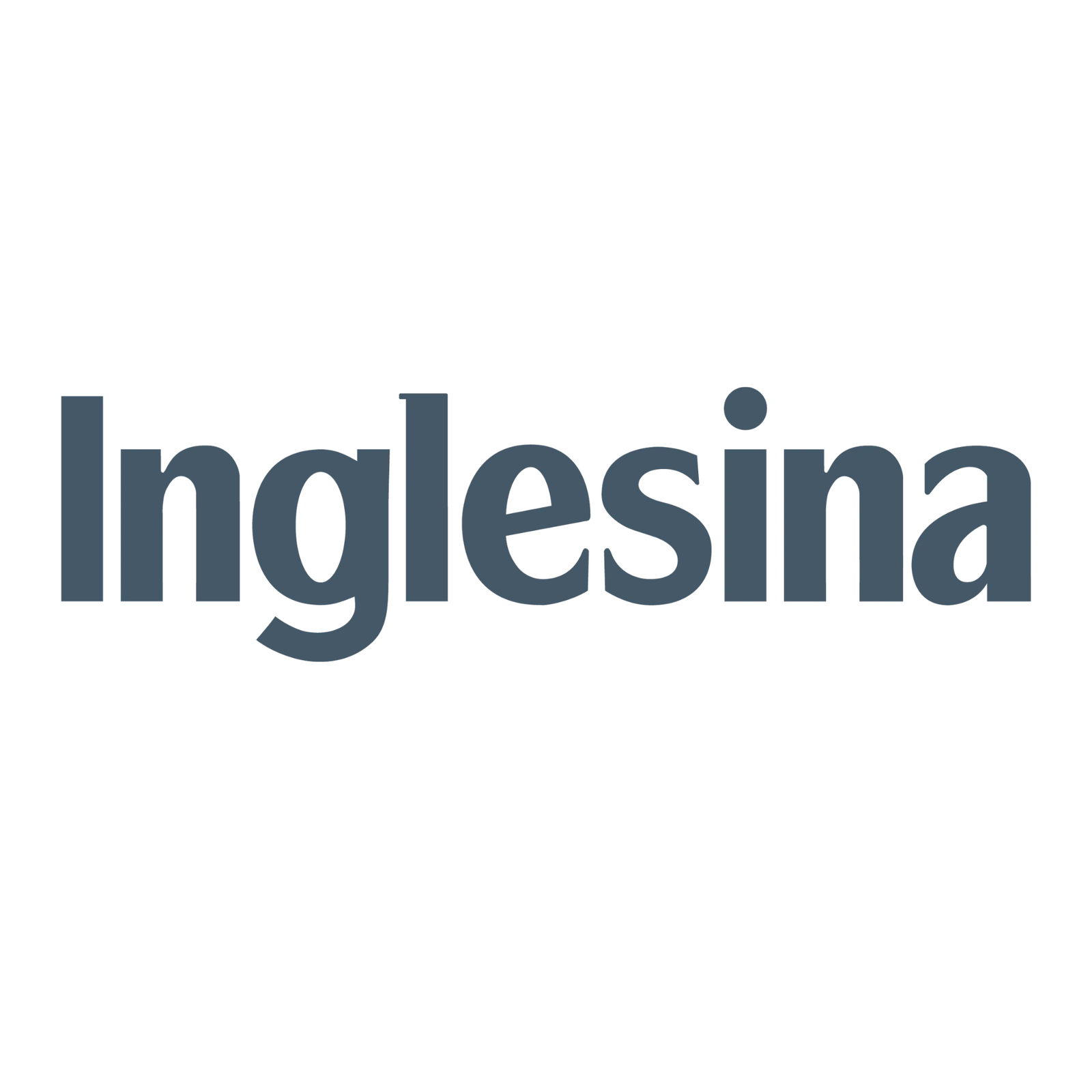 Logo de Inglesina sobre fondo blanco, marca de productos para bebés y mamás.