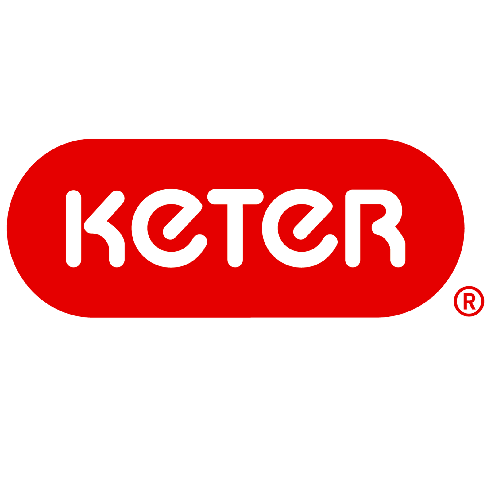 Logotipo de Keter, marca especializada en muebles y accesorios de exterior y almacenamiento.