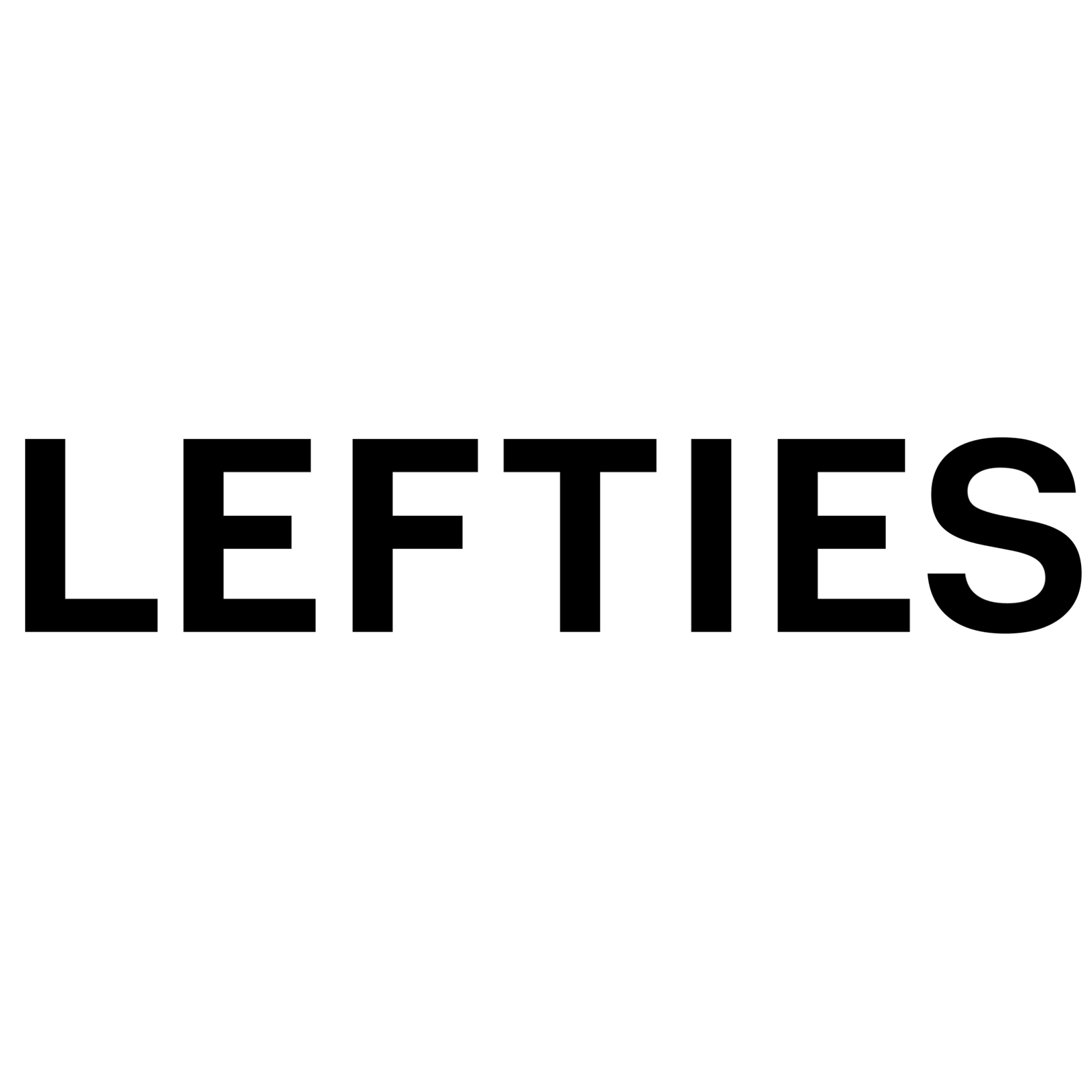 Logo de Lefties, tienda de ropa y accesorios al mejor precio