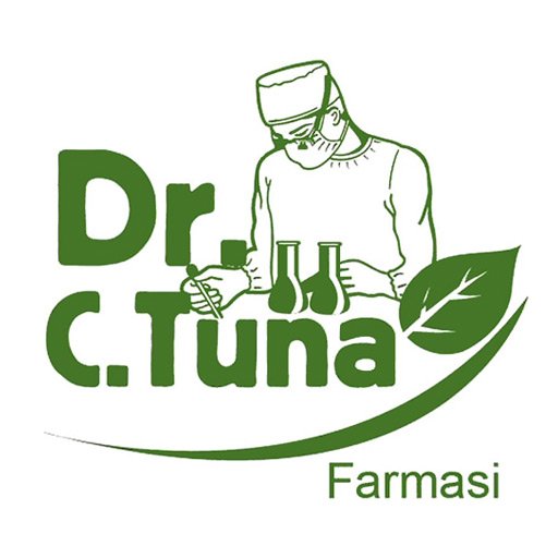 Logo oficial de Dr. C. Tuna Farmasi, marca especializada en skincare, cuidado personal, cosmética y bienestar.