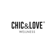 Logo de Chic&Love Wellness, marca especializada en bienestar, suplementos y productos para el cuidado personal con enfoque saludable.