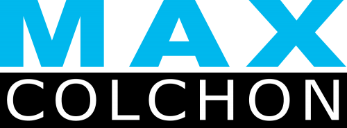Logo de Maxcolchon, marca especializada en colchones, descanso, almohadas y productos para el confort del hogar.