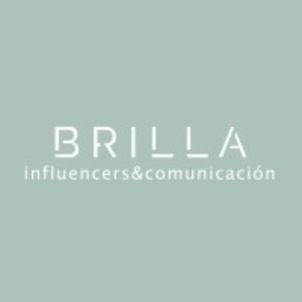 Logo de Brilla Influencers & Comunicación, agencia especializada en influencer marketing, comunicación y creación de contenido UGC.