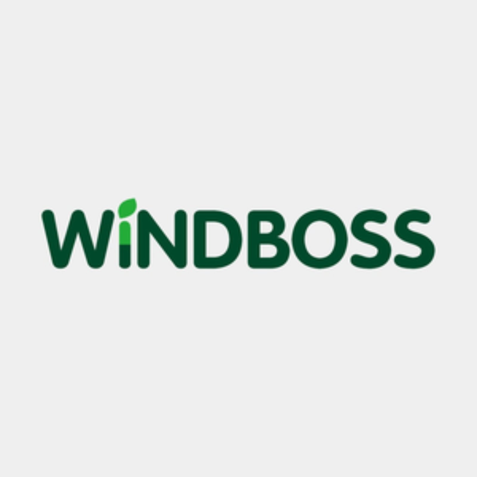 Logo de Windboss, marca de suplementos naturales y bienestar.
