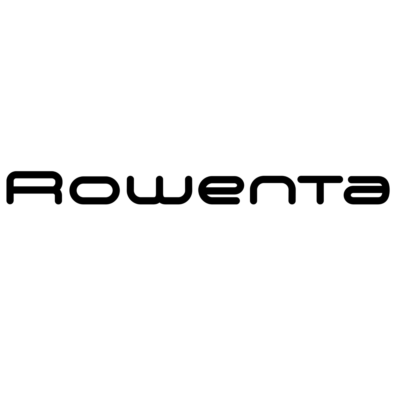 Logo de Rowenta, marca de electrodomésticos de calidad y tecnología innovadora