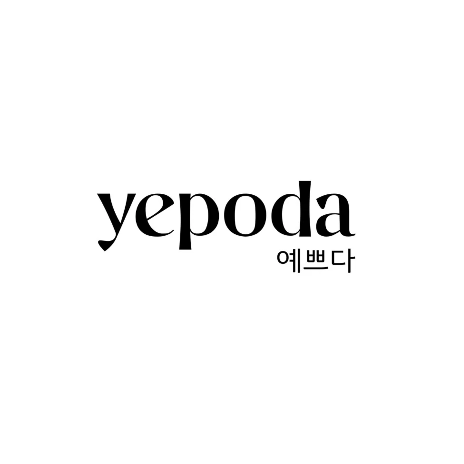 Logo de Yepoda, marca moderna y minimalista.