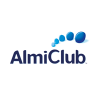 Logo de AlmiClub, marca relacionada con maternidad, bebés y cuidado familiar – Agencia Brilla.