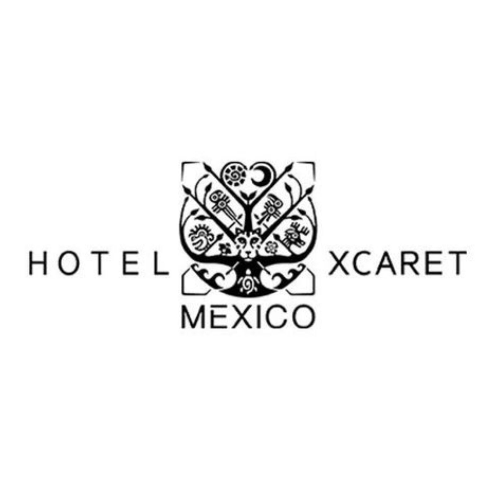 Logo de Hotel Xcaret México, marca hotelera de lujo, turismo y experiencias vacacionales – Agencia Brilla.