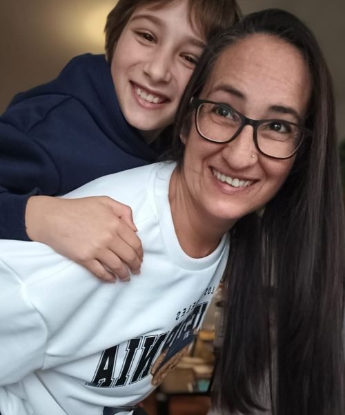 Cristina Asensio Aranda con su hijo | Autenticidad en el día a día