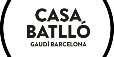 Logotipo Restaurante con Utensilios en Círculo Negro