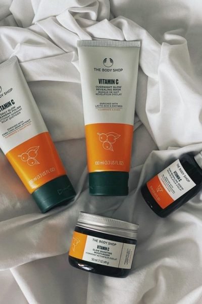 Contenido UGC de productos Vitamin C de The Body Shop creado por Mar Fontdecaba para Brilla Influencers y Comunicación.