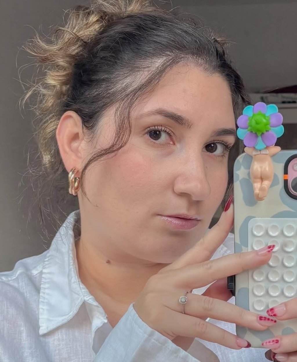 Mariana Samele selfie lifestyle creadora UGC natural