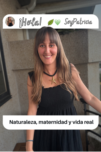 Patricia González presentándose como creadora de contenido UGC especializada en naturaleza, maternidad y vida real.