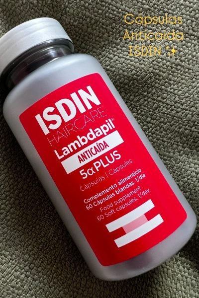 ISDIN Haircare Lambdapil Anticaída 5α Plus presentado en contenido de Cristina Llopart | Agencia Brilla Influencers.